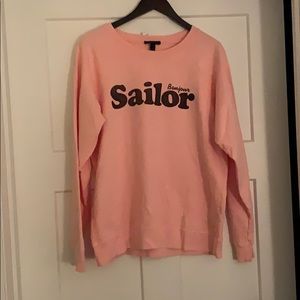 JCrew Bonjoir Sailor Sweatshirt